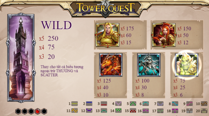 wild thang cuoc Tower Quest